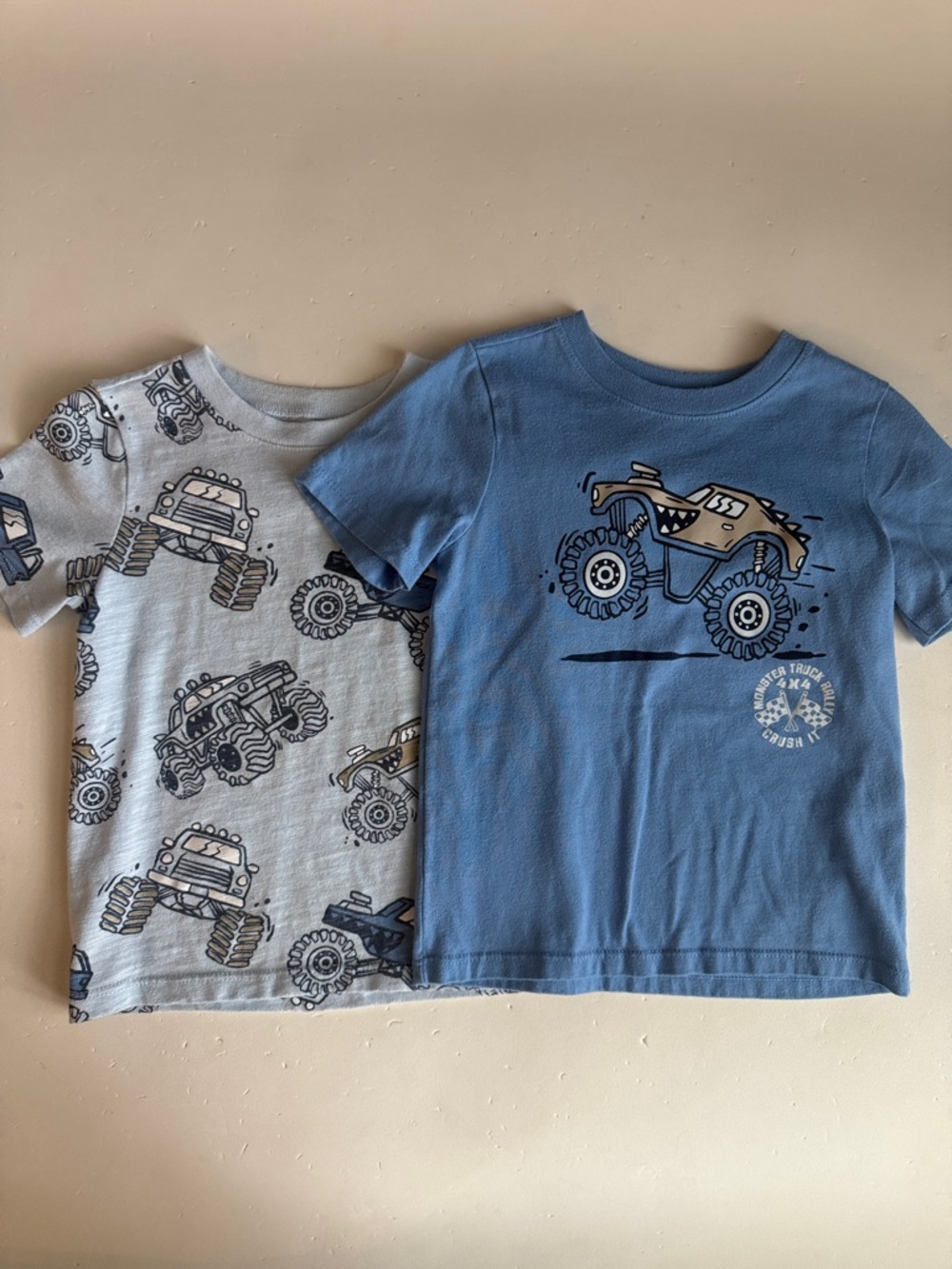 Monster Truck Graphic Tee- Bundle Blue Boys 3T